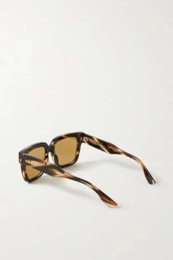 GUCCI EYEWEAR Nouvelle Vague Sonnenbrille Mit Eckigem Rahmen Aus Azetat In Hornoptik -Gucci Verkäufe w920 q60 632