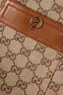 GUCCI Jacke Aus Canvas-Jacquard Aus Einer Baumwollmischung Mit Lederbesätzen Und Gürtel ,Camel 8 GUCCI Jacke Aus Canvas-Jacquard Aus Einer Baumwollmischung Mit Lederbesätzen Und Gürtel ,Camel -Gucci Verkäufe w920 q60 698