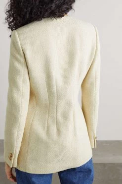 GUCCI Jacke Aus Tweed Aus Einer Baumwollmischung ,Weiß -Gucci Verkäufe w920 q60 740