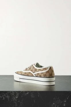 GUCCI Tennis 1977 Sneakers Aus Canvas Mit Logomuster ,Beige -Gucci Verkäufe w920 q60 767