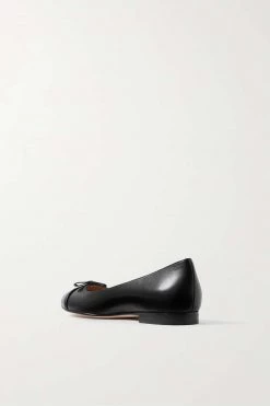 GUCCI Marmont Ballerinas Aus Gestepptem Leder Mit Logostickerei ,Schwarz -Gucci Verkäufe w920 q60 777