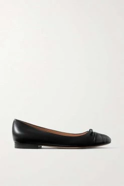 GUCCI Marmont Ballerinas Aus Gestepptem Leder Mit Logostickerei ,Schwarz -Gucci Verkäufe w920 q60 779
