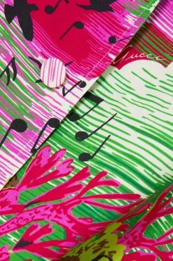 GUCCI Love Parade Hemd Aus Bedrucktem Twill ,Grün -Gucci Verkäufe w920 q60 8