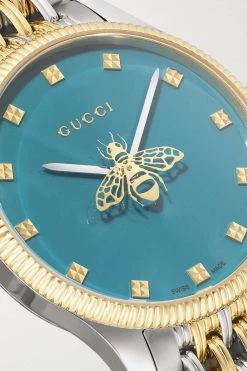 GUCCI G-Timeless 29 Mm Uhr Aus Edelstahl Und Gold Mit PVD-Beschichtung 10 GUCCI G-Timeless 29 Mm Uhr Aus Edelstahl Und Gold Mit PVD-Beschichtung -Gucci Verkäufe w920 q60 826