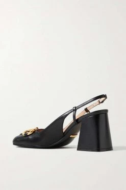 GUCCI Baby Slingback-Pumps Aus Leder Mit Horsebit-Detail ,Schwarz 6 GUCCI Baby Slingback-Pumps Aus Leder Mit Horsebit-Detail ,Schwarz -Gucci Verkäufe w920 q60 843