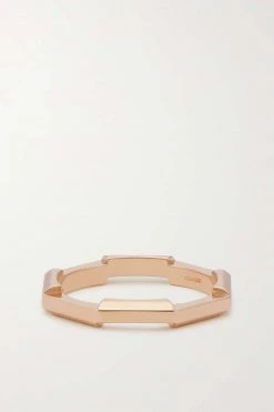 GUCCI Link To Love Ring Aus 18 Karat Roségold -Gucci Verkäufe w920 q60 864
