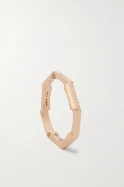 GUCCI Link To Love Ring Aus 18 Karat Roségold -Gucci Verkäufe w920 q60 866