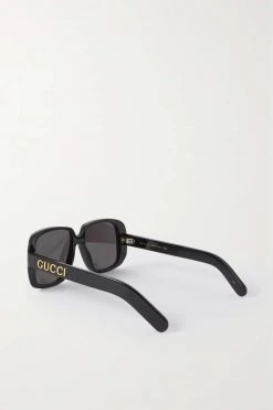 GUCCI EYEWEAR Fashion Show Sonnenbrille Mit Eckigem Rahmen Aus Azetat ,Schwarz -Gucci Verkäufe w920 q60 88