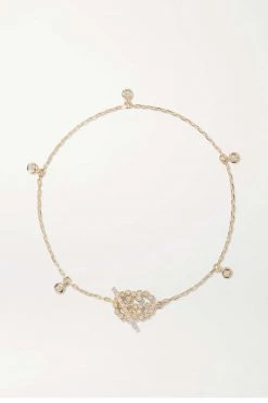 GUCCI GG Running Armband Aus 18 Karat Gold Mit Diamanten