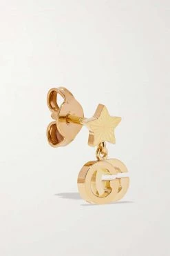 GUCCI GG Running Ohrringe Aus 18 Karat Gold -Gucci Verkäufe w920 q60 925