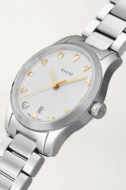 GUCCI G-Timeless 27 Mm Uhr Aus Edelstahl ,Gold -Gucci Verkäufe w920 q60 945